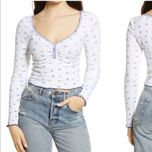 NWT | BDG Ditsy Pointelle Top